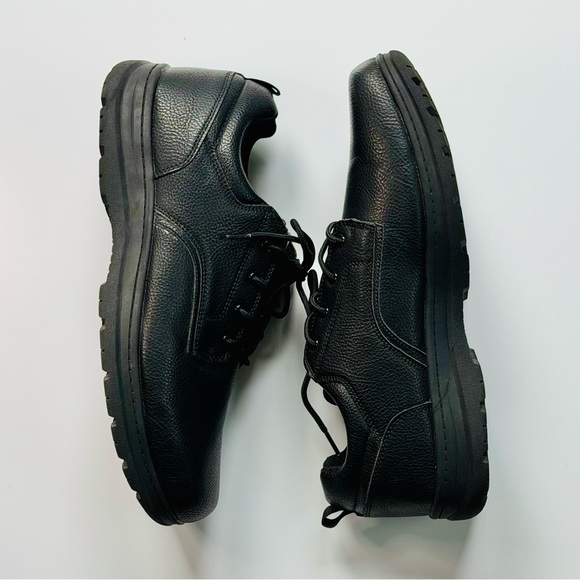 Denali Size 13 Men’s Steel Toe Black Lace-up Oxfords - Picture 7 of 10